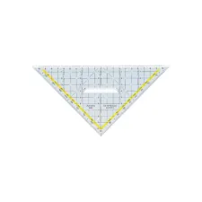 Geodriehoek Aristo 1650/2 225mm met greep transparant Geodriehoek Aristo 1650/2 225mm met greep transparant