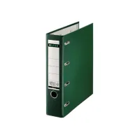 Giro-/bank ordner Leitz A4 met dubbele mechaniek 80mm PP groen