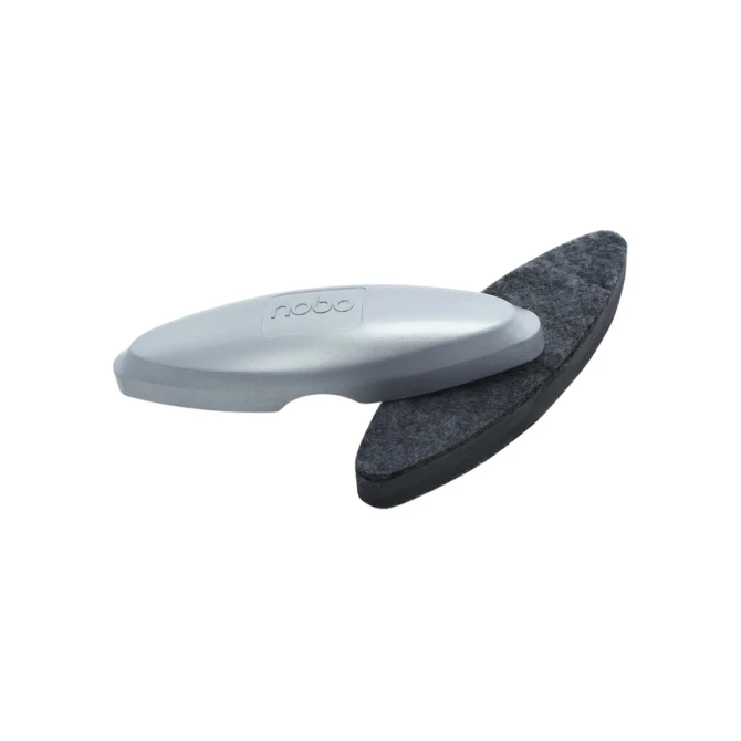 Glasbordwisser Nobo zilver