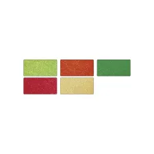 Glitterkarton Folia 50x70cm 300gr 5 vel oriental assorti