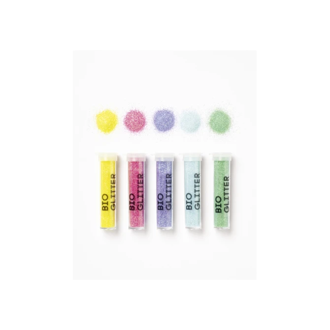 Glitterpoeder Bio Folia Rainbow 7gr 5 kleuren