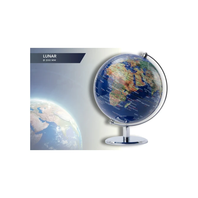 Globe Troika 20cm blauw-groen