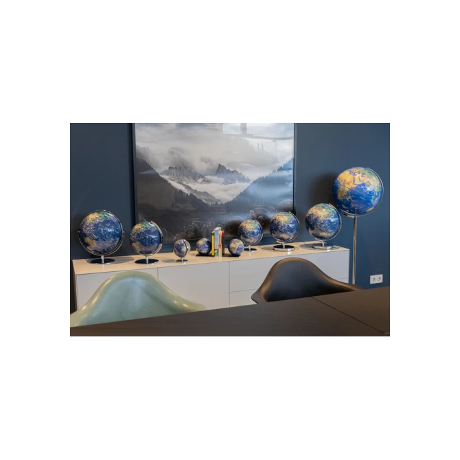 Globe Troika 20cm blauw-groen