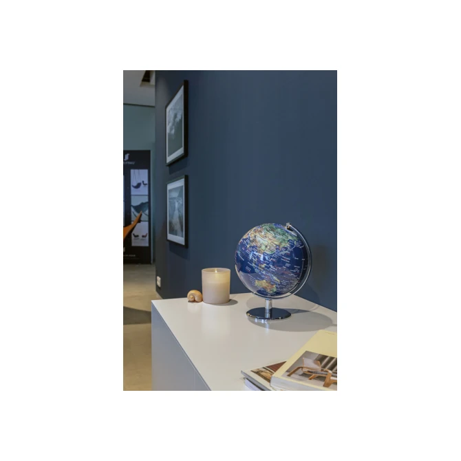 Globe Troika 20cm blauw-groen