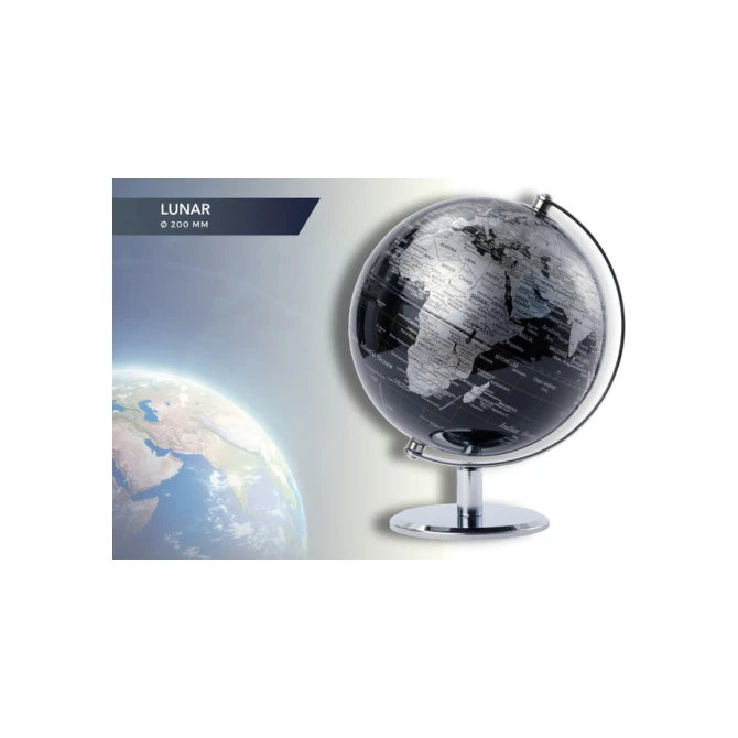 Globe Troika 20cm zwart-zilver