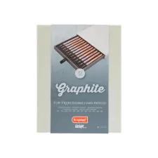 Grafietpotlood Bruynzeel Design met luxe bewaardoos set à 12 hardheden grijs Grafietpotlood Bruynzeel Design met luxe bewaardoos set à 12 hardheden grijs