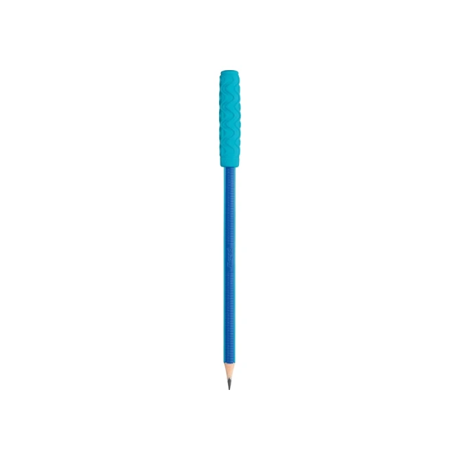 Grafietpotlood Maped Kidy Learn Concentration met kauwtopper set à 2 stuks blauw