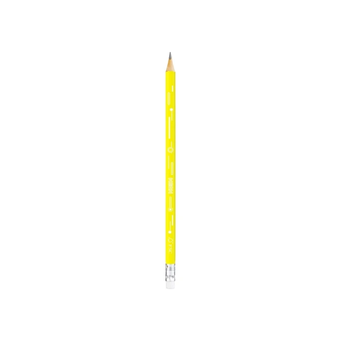 Grafietpotlood Maped Neon met gum pot à 72 stuks assorti