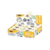 Gum Bic Galet pvc vrij zacht potlood wit
