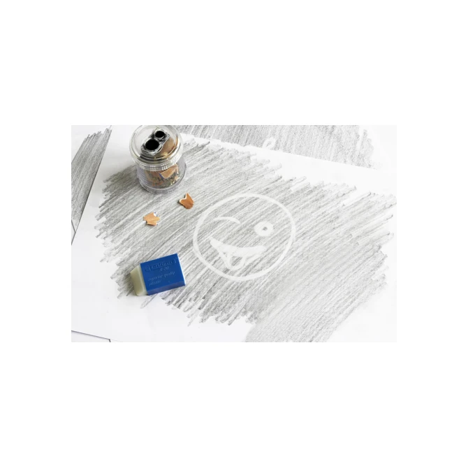 Gum edding R20 45x24x10mm met blauwe houder kunststof wit