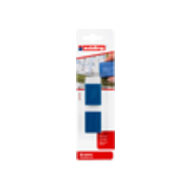 Gum edding R20 met kunststof blauwen houder 2 stuks
