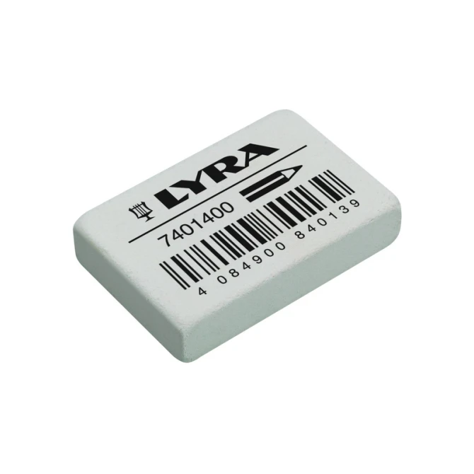 Gum LYRA India Rubber doos à 40 stuks wit