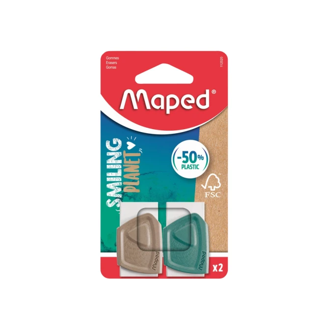 Gum Maped Smiling Planet blister à 2 stuks