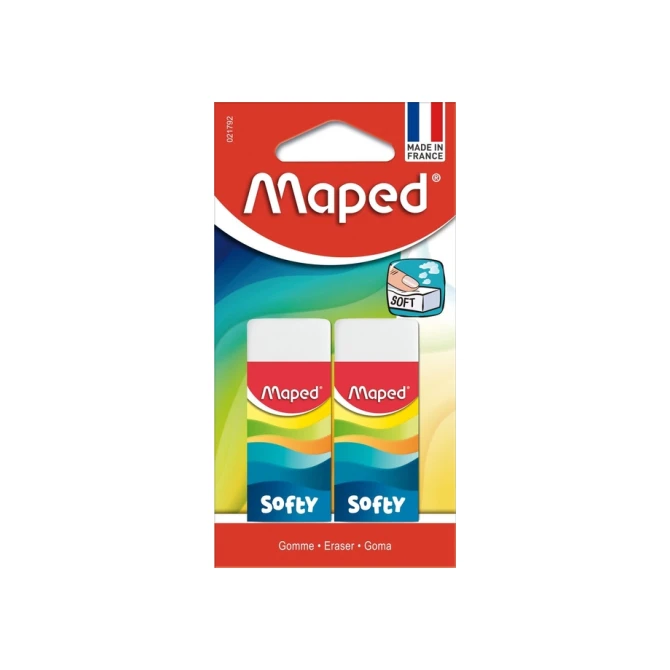 Gum Maped Softy blister à 2 stuks