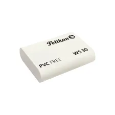 Gum Pelikan WS30 37x30x9mm potlood zacht wit Gum Pelikan WS30 37x30x9mm potlood zacht wit