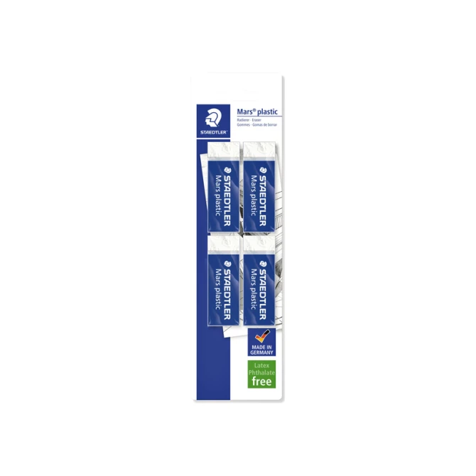 Gum Staedtler Mars blister à 4 stuks