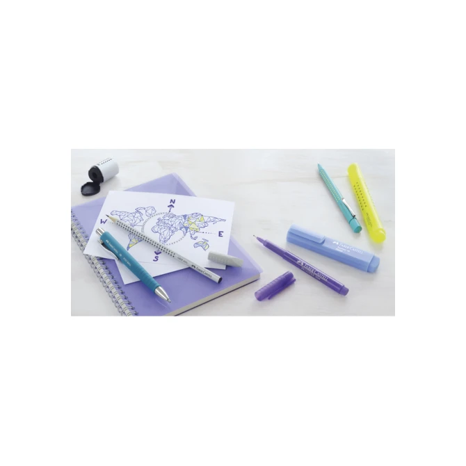 Gumdop Faber Castell Grip 2001 grijs 2 stuks
