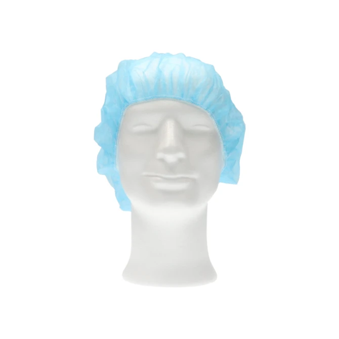 Haarnet CMT bouffant non-woven M 50cm PP blauw 100 stuks