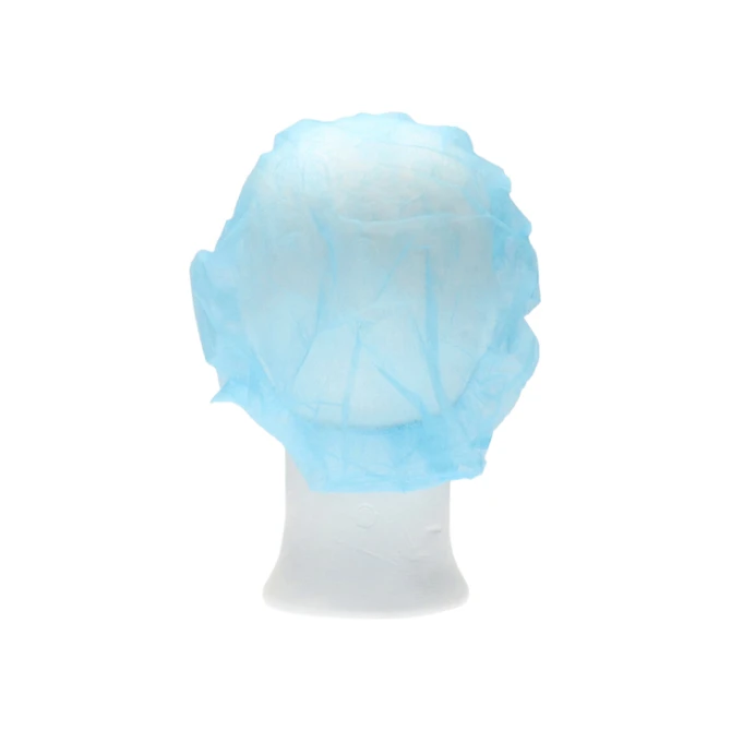 Haarnet CMT bouffant non-woven M 50cm PP blauw 100 stuks