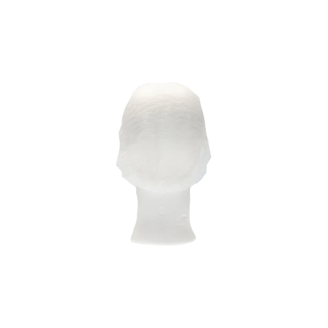 Haarnet CMT clip non-woven M 50cm PP wit 100 stuks