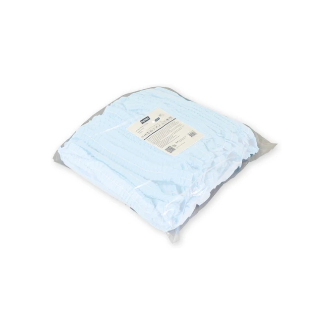 Haarnet Hynex clip non-woven wit pp 100 stuks
