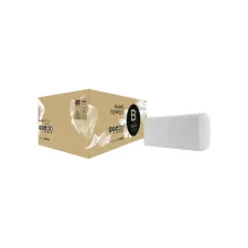 Handdoek BlackSatino PT30 Original v-vouw 2-laags 250x230mm 15x214 vel wit 274570