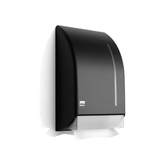Handdoek BlackSatino PT30 Original v-vouw 2-laags 250x230mm 15x214 vel wit 274570