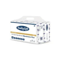 Handdoek BulkySoft Excellence w-vouw 3-laags 205x420mm 12x75 vel wit 86001