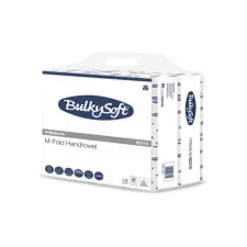 Handdoek BulkySoft Premium m-vouw 2-laags 215x320mm 15x150 vel wit 82318