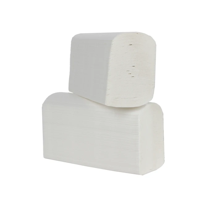 Handdoek Cleaninq i-vouw 2-laags 206x240mm 25x150vel wit