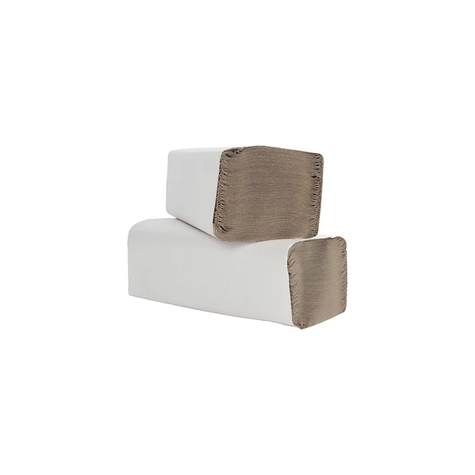 Handdoek Cleaninq z-vouw 1-laags 250x230mm 20x250vel naturel
