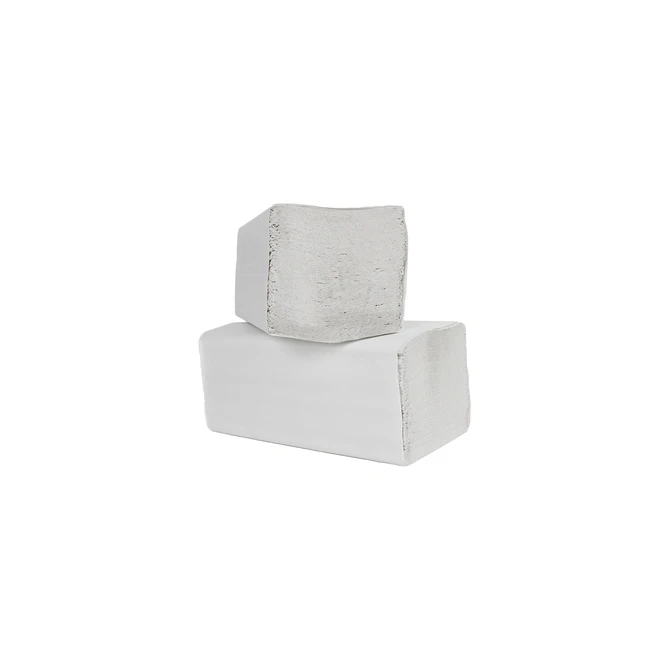 Handdoek Cleaninq z-vouw 2-laags 225x220mm 20x200vel wit