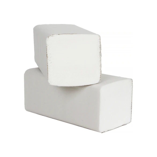 Handdoek Cleaninq z-vouw 2-laags 240x210mm 20x160vel wit
