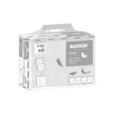 Handdoek Katrin Plus w-vouw 3-laags 203x320mm 25x90 vel wit 61600 Handdoek Katrin Plus w-vouw 3-laags 203x320mm 25x90 vel wit 61600
