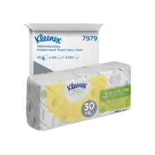 Handdoek Kleenex Ultra i-vouw 2-laags 215x315mm 5x124stuks 7979 Handdoek Kleenex Ultra i-vouw 2-laags 215x315mm 5x124stuks 7979