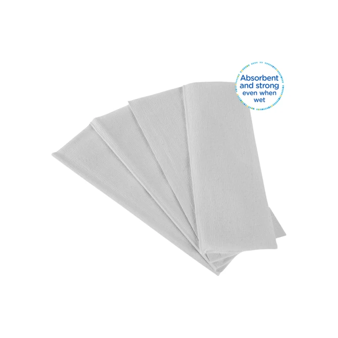 Handdoek Kleenex Ultra i-vouw 2-laags 215x415mm 30x94 vel wit 6772