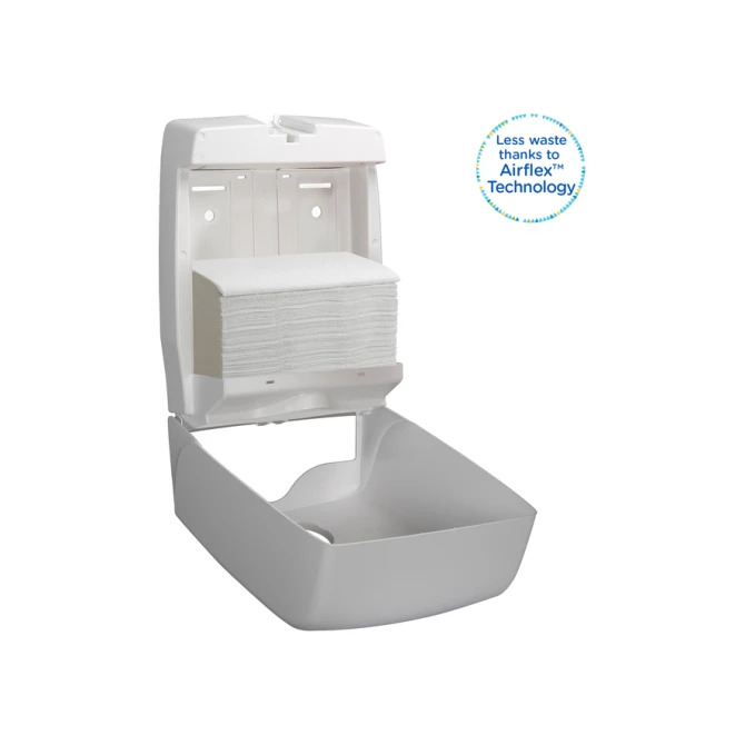Handdoek Kleenex Ultra i-vouw 3-laags 215x318mm 15x96 vel wit 6710