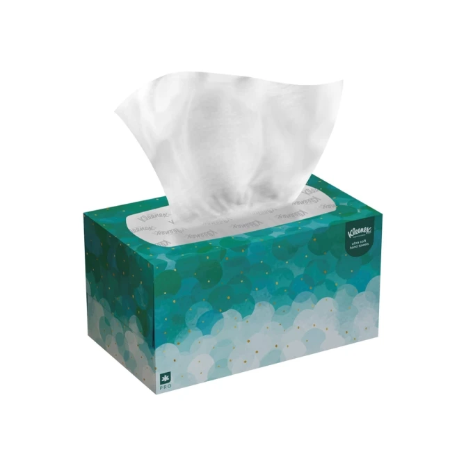 Handdoek Kleenex Ultra Pop-up Box 1-laags 226x254mm 70 vel wit 6088