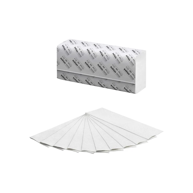 Handdoek Satino PT2 Prestige w-vouw 2-laags 206x320mm 25x120 vel wit 276600