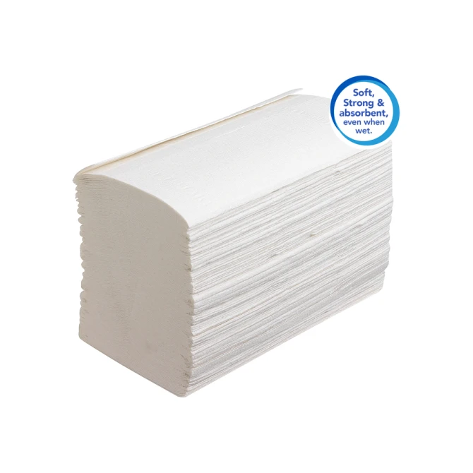 Handdoek Scott Control i-vouw 1-laags 200x210mm 15x304 vel wit 6689