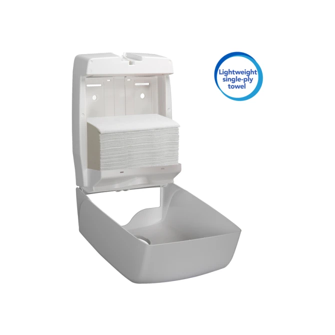 Handdoek Scott Control i-vouw 1-laags 200x210mm 15x304 vel wit 6689