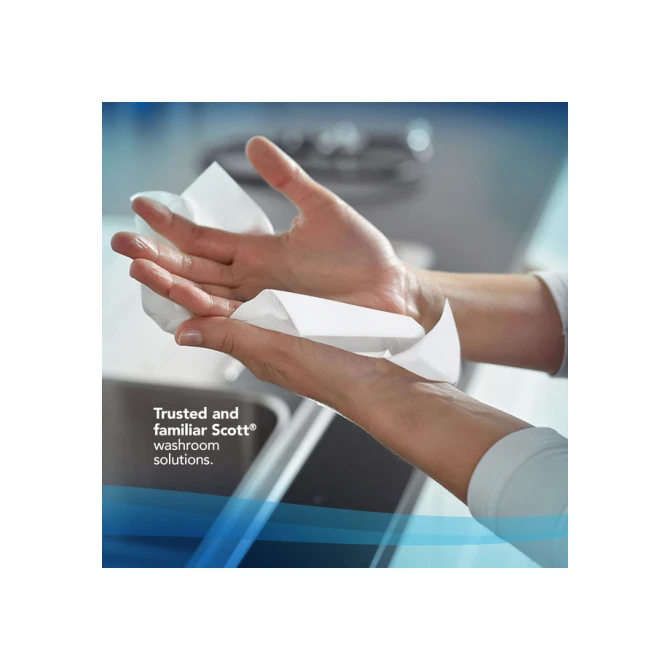 Handdoek Scott Control i-vouw 1-laags 215x315mm 15x212 vel wit 6663