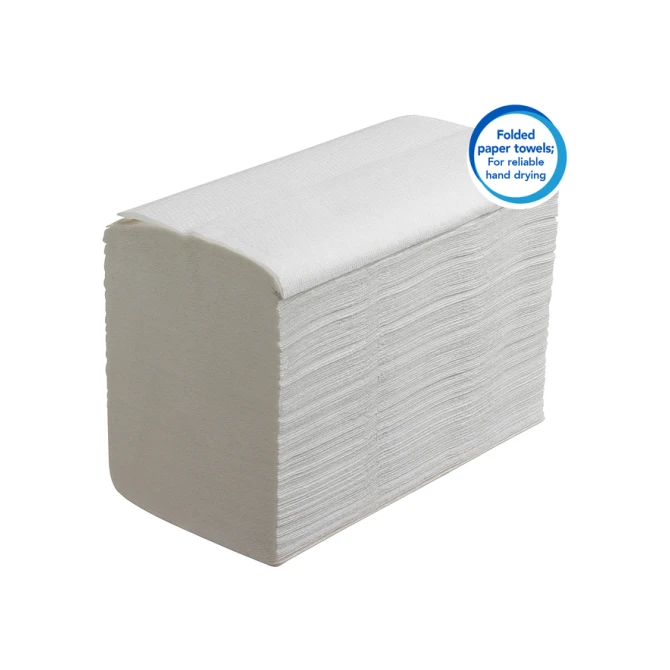 Handdoek Scott Essential i-vouw 1-laags 200x212mm 15x340 vel wit 6617