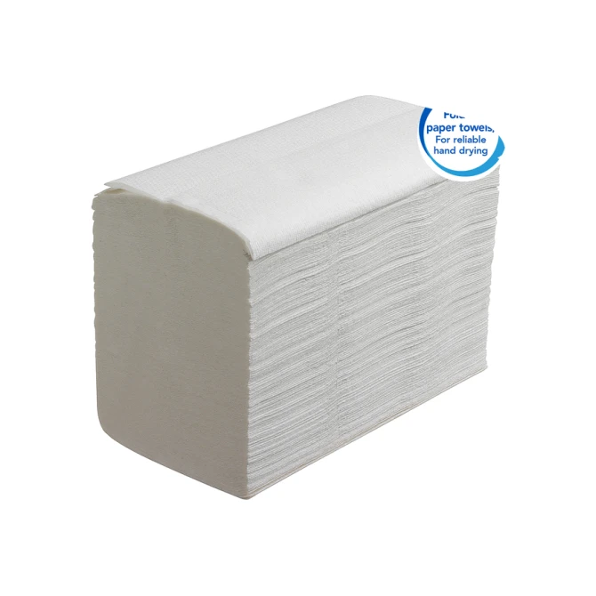 Handdoek Scott Essential i-vouw 1-laags 200x318mm 15x240 vel wit 6669