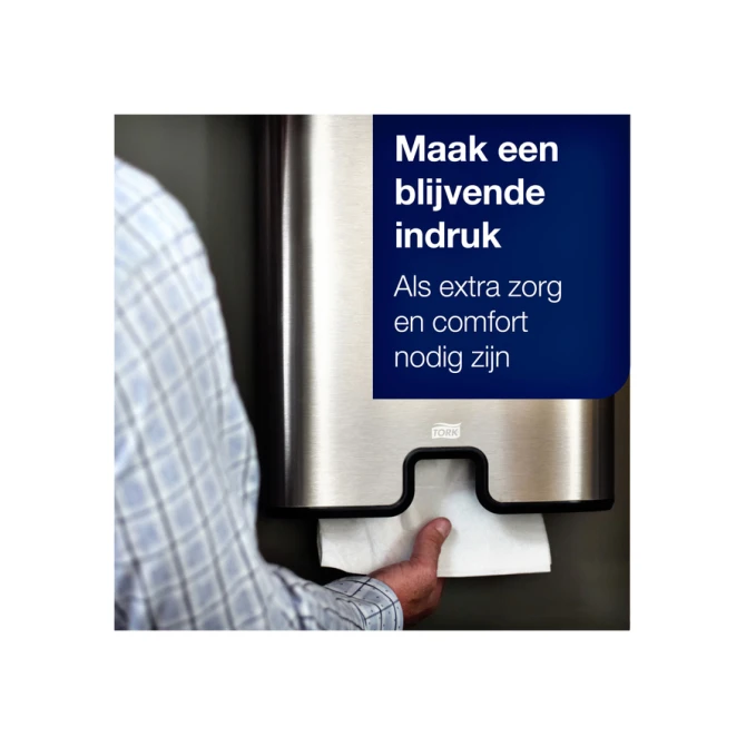 Handdoek Tork H2 Xpress Advanced multifold 2-laags 212x255mm 21x180 vel wit 120398
