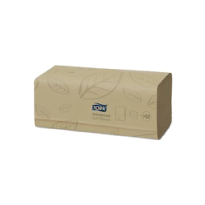 Handdoek Tork H2 Xpress Advanced multifold 2-laags 213x240mm 21x180 vel naturel 130299
