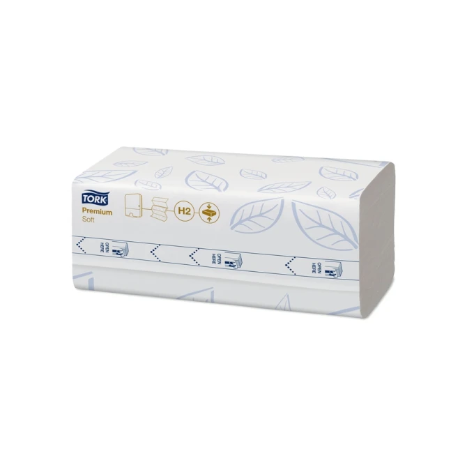 Handdoek Tork H2 Xpress compressed Premium multifold 2-laags 212x240mm 12x225 vel wit 100889