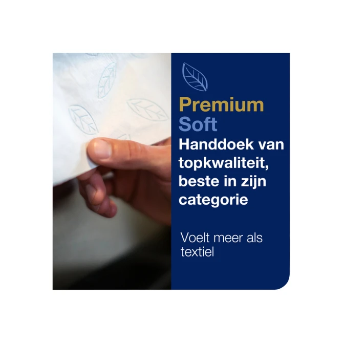 Handdoek Tork H2 Xpress Premium multifold 2-laags 212x255mm 21x150 vel wit 100289
