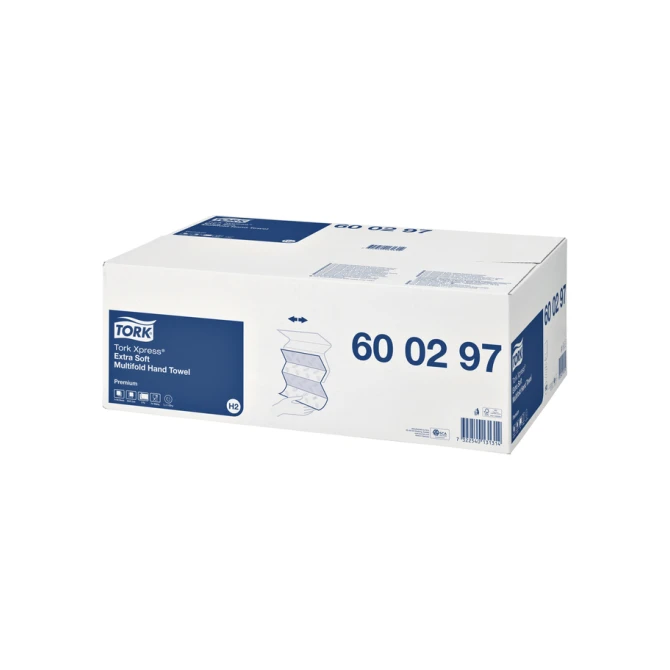 Handdoek Tork H2 Xpress Premium multifold 2-laags 212x340mm 7x100 vel wit 600297