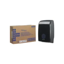 Handdoekdispenser Aquarius voor i-vouw zwart 7171